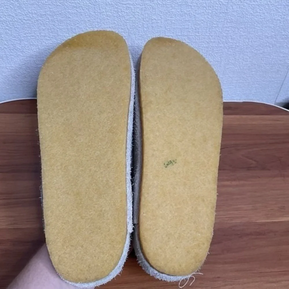 NWOB Brandblack Carrera Gray Asphalt Slip‎ On Slides Clogs Men 8 Vietnam Suede